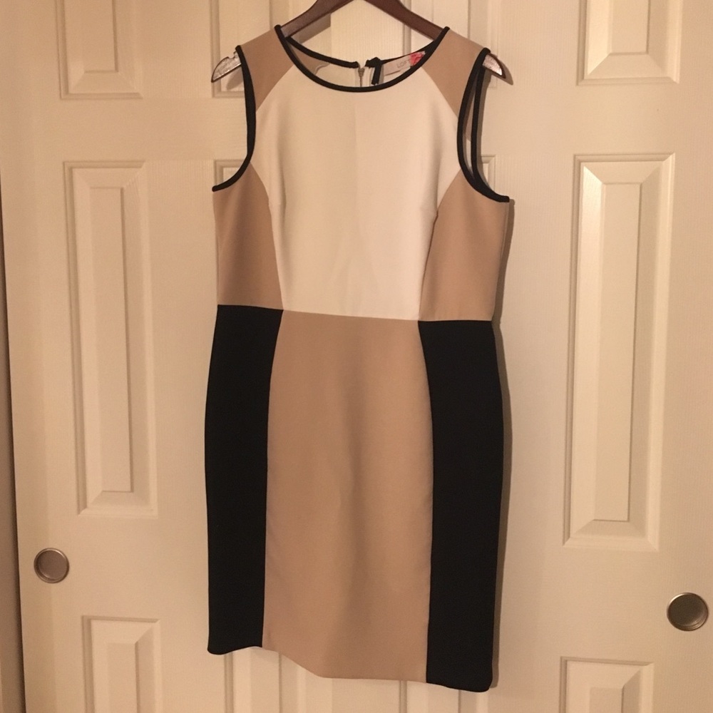 LOFT color block dress, size 12